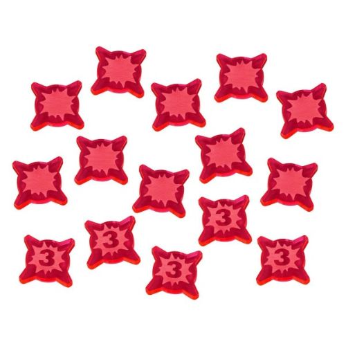 Wound Token Set for Star Wars: Legion, Fluorescent Pink (15)